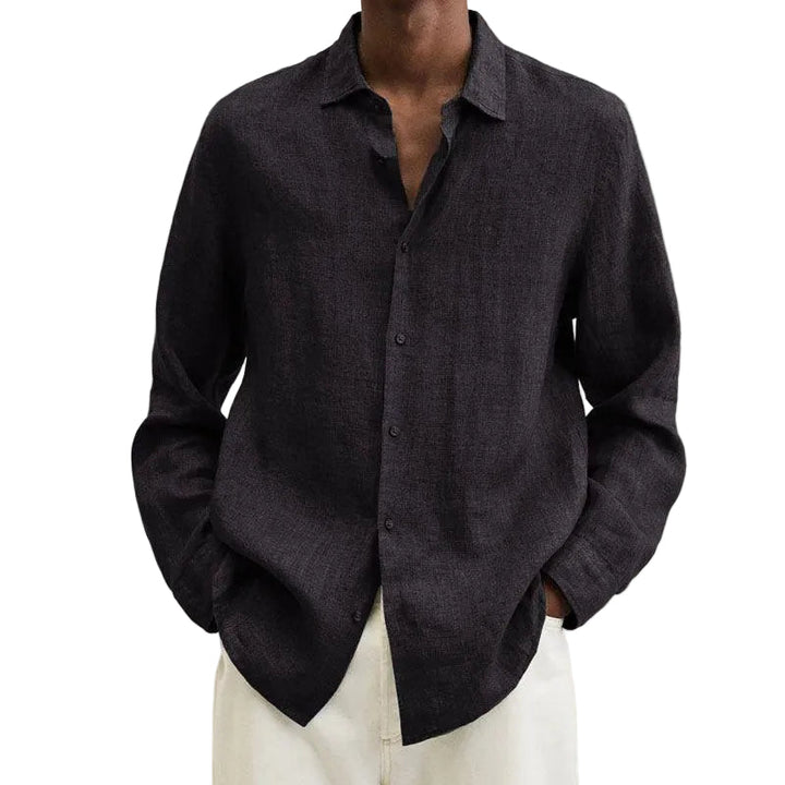 Timothée | Chemise à boutons en lin
