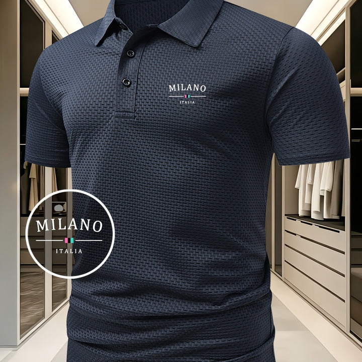 Pierre-Alexandre | Polo en maille géométrique