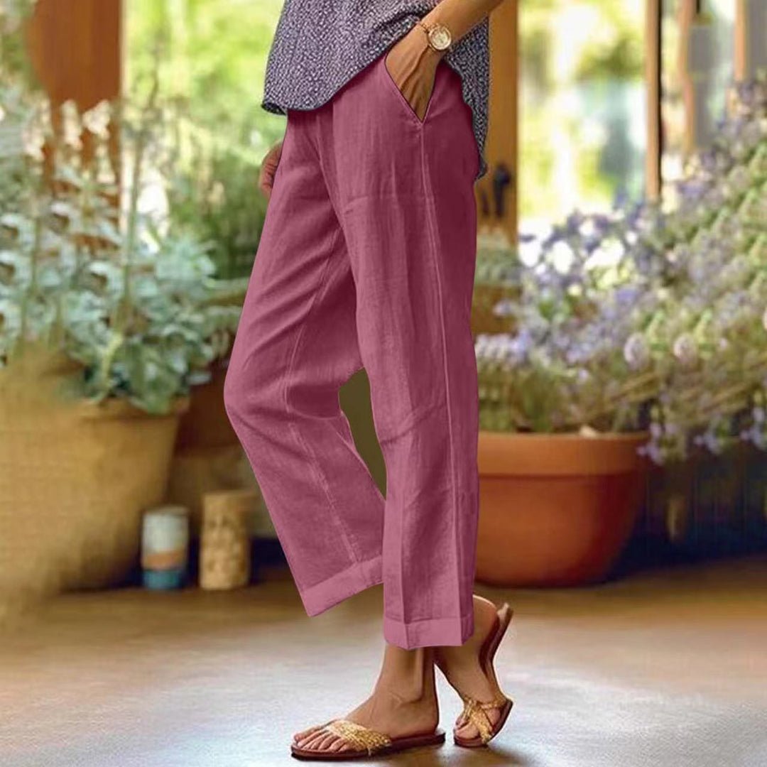 Bertille | Pantalon décontracté en lin