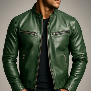 Benoît | Veste en cuir vintage