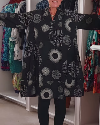 Zélie | Robe à motif géométrique
