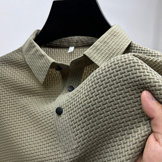 Valentin | Polo texturé à manches courtes