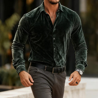 Louis-François | Chemise classique en velours