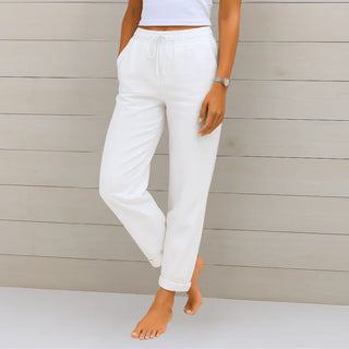 Arielle | Pantalon extensible en lin