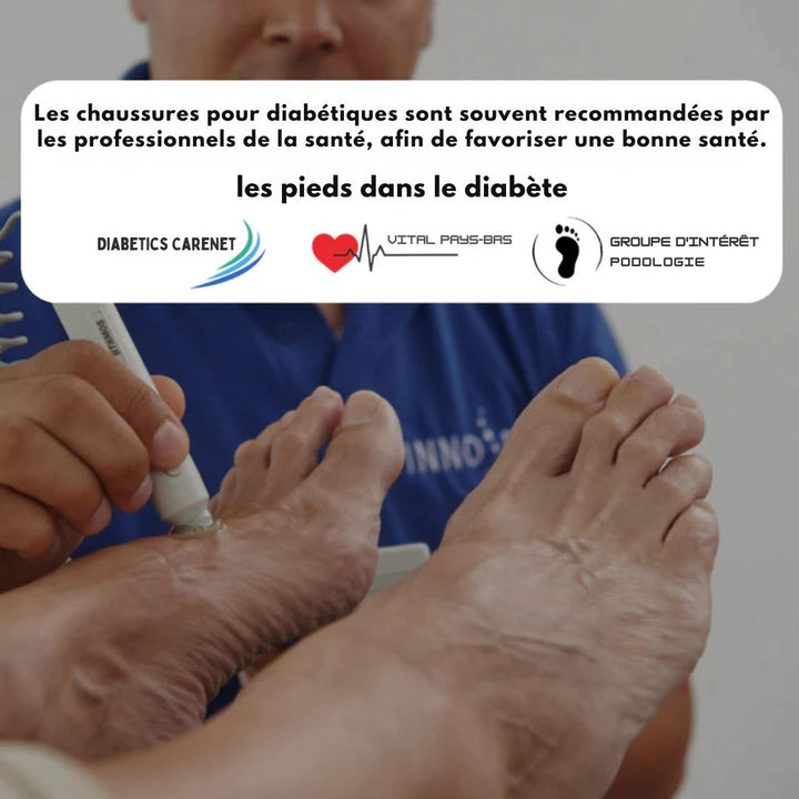 Dominique | Chaussures diabétiques unisexes