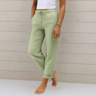 Arielle | Pantalon extensible en lin