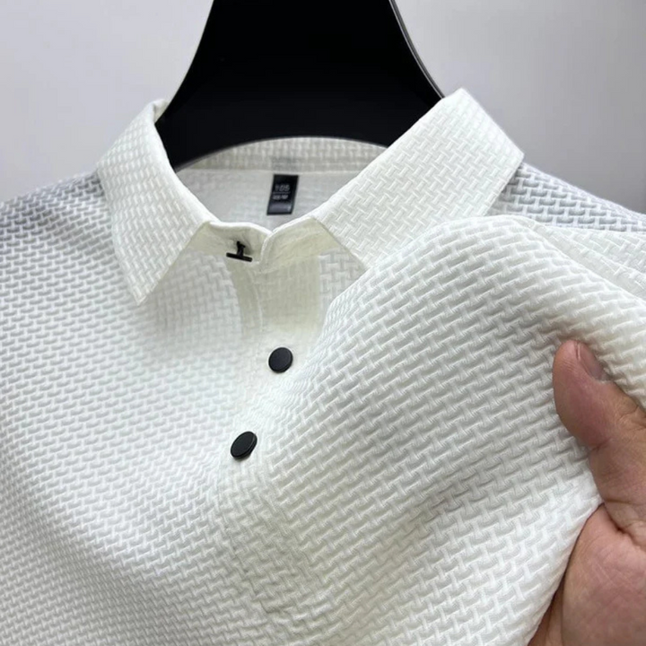 Valentin | Polo texturé à manches courtes