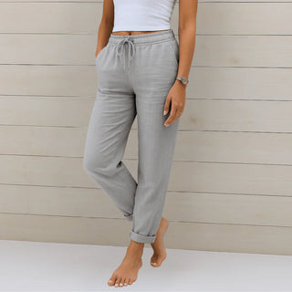 Arielle | Pantalon extensible en lin