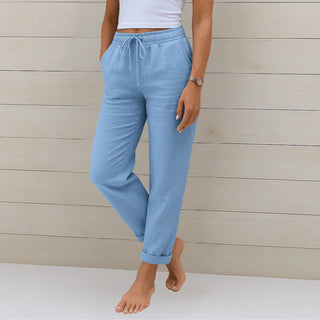 Arielle | Pantalon extensible en lin