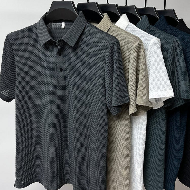 Valentin | Polo texturé à manches courtes