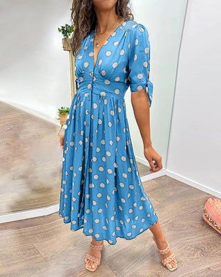 Armelle | Robe élégante à pois