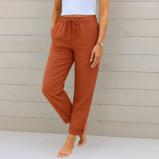 Arielle | Pantalon extensible en lin