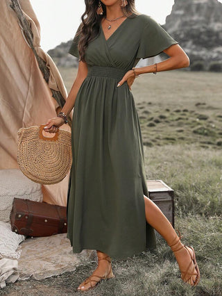Océane | Robe longue élégante à fente