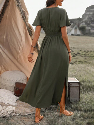 Océane | Robe longue élégante à fente