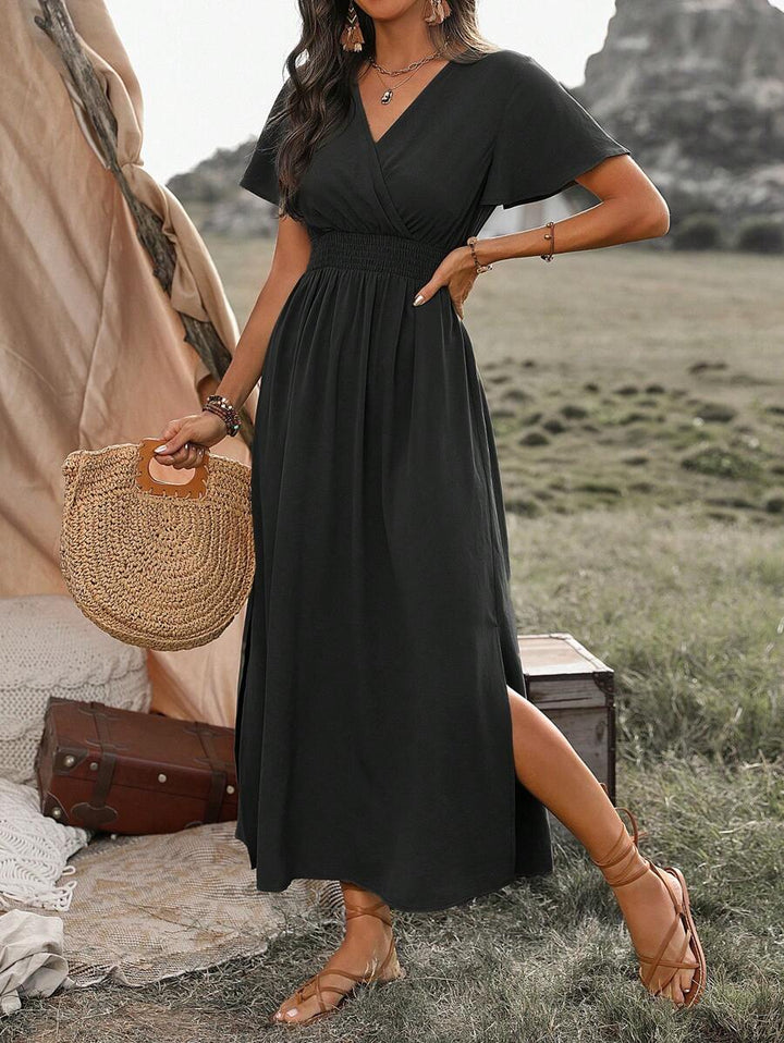 Océane | Robe longue élégante à fente