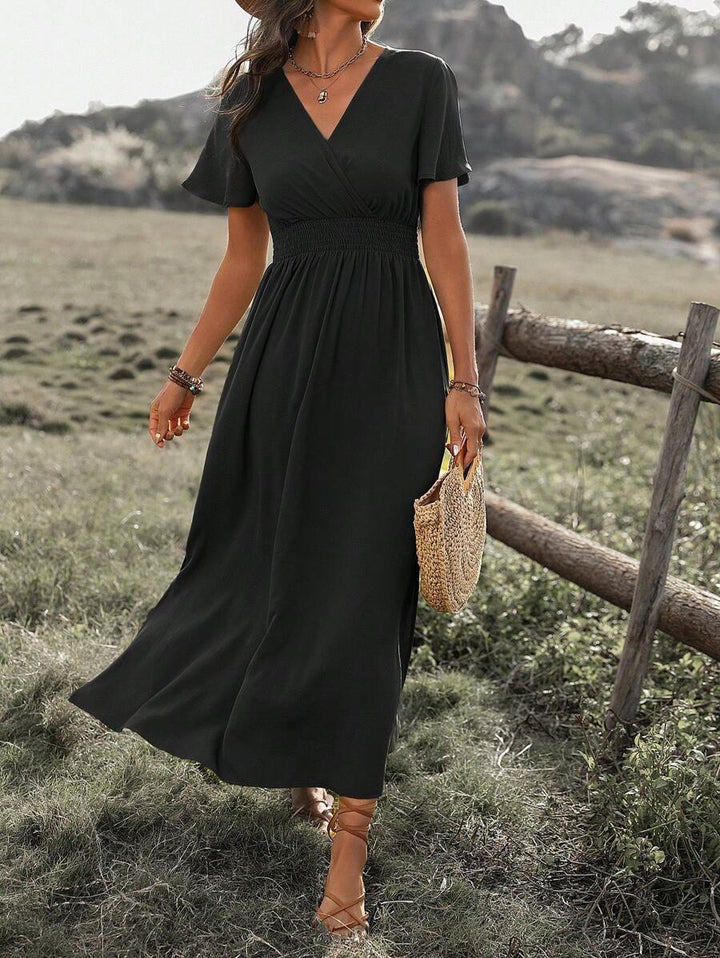 Océane | Robe longue élégante à fente