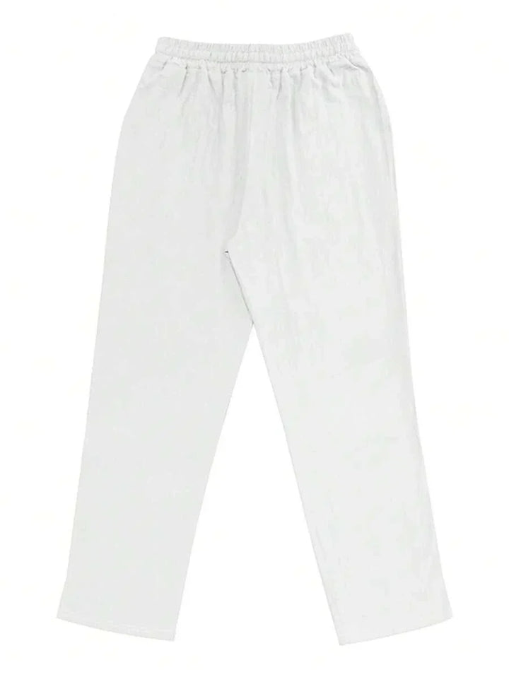 Julien | Pantalon léger en lin avec cordon