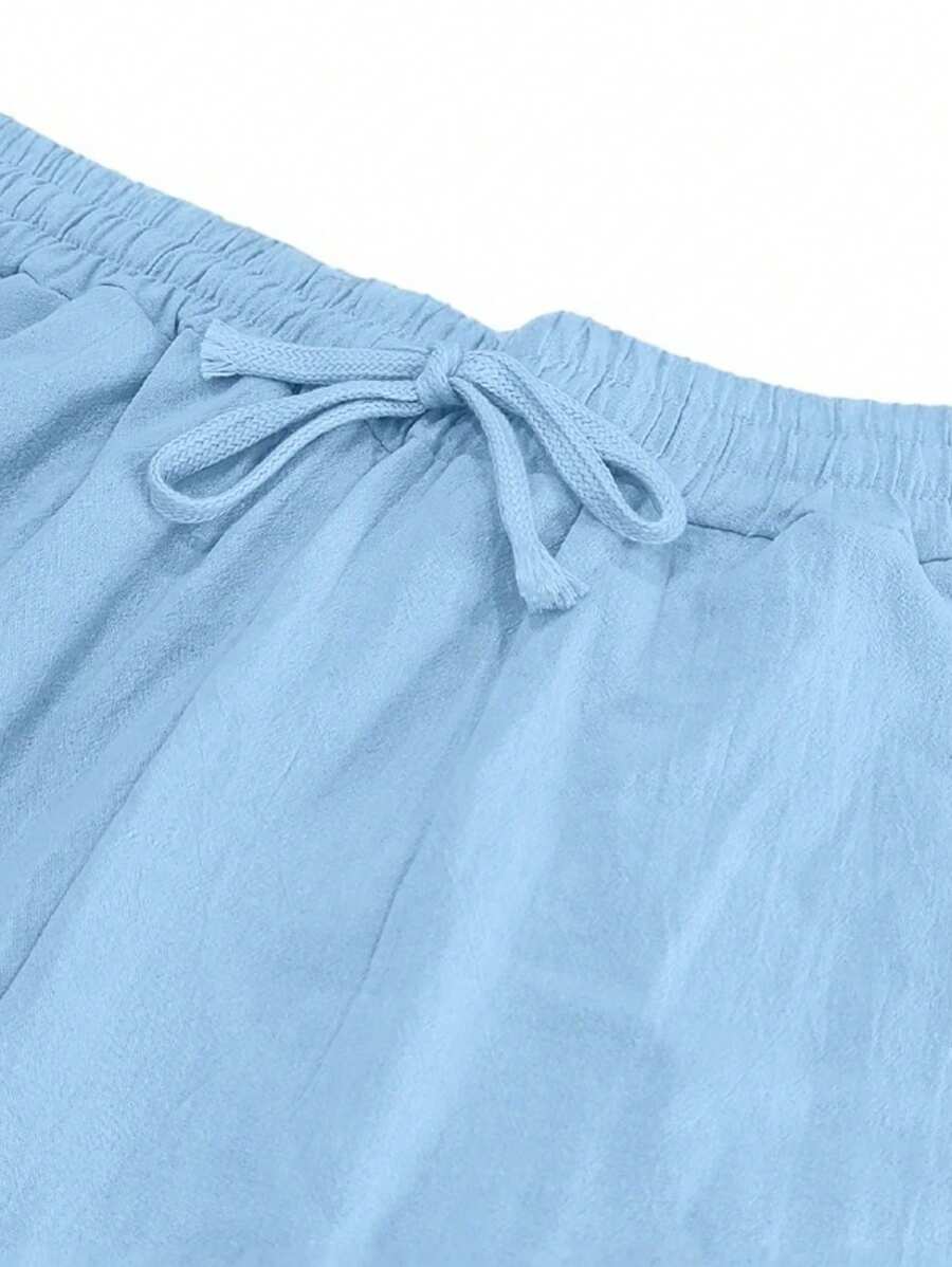 Julien | Pantalon léger en lin avec cordon