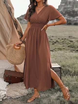 Océane | Robe longue élégante à fente