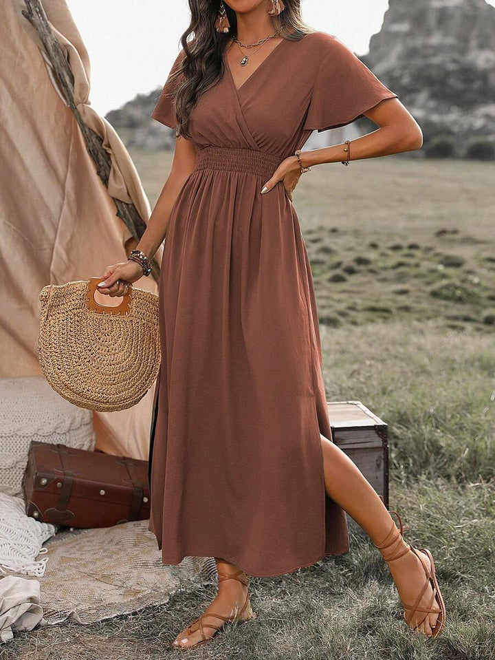 Océane | Robe longue élégante à fente