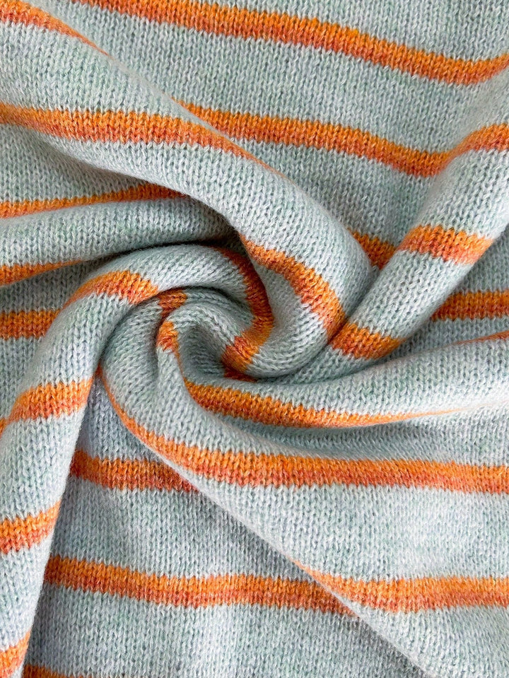 Morgane | Cardigan rayé en maille
