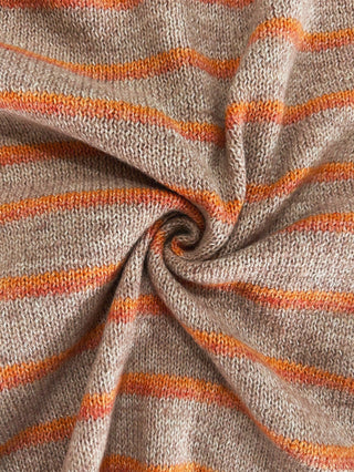 Morgane | Cardigan rayé en maille