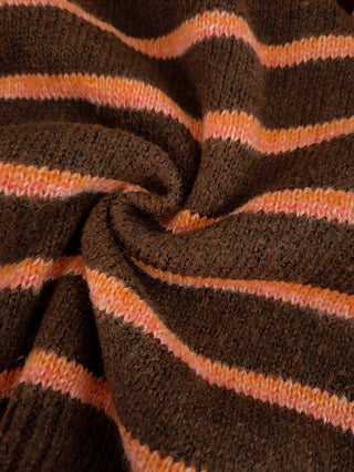 Morgane | Cardigan rayé en maille