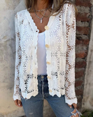 Sandrine | Gilet élégant en crochet