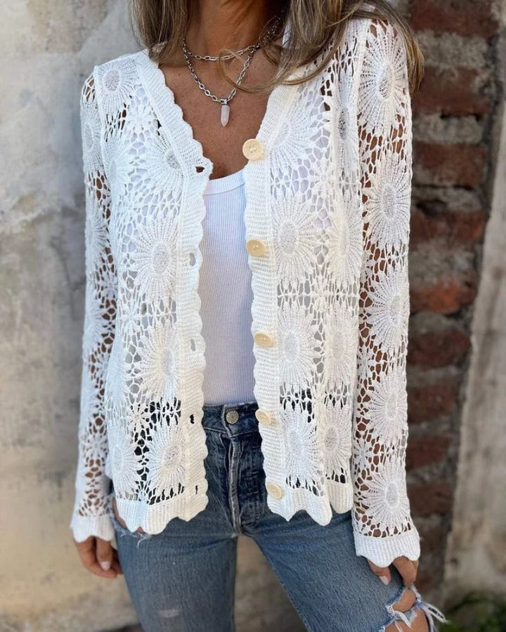 Sandrine | Gilet élégant en crochet
