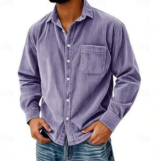 Jean-Pascal | Chemise boutonnée en velours côtelé