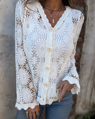 Sandrine | Gilet élégant en crochet