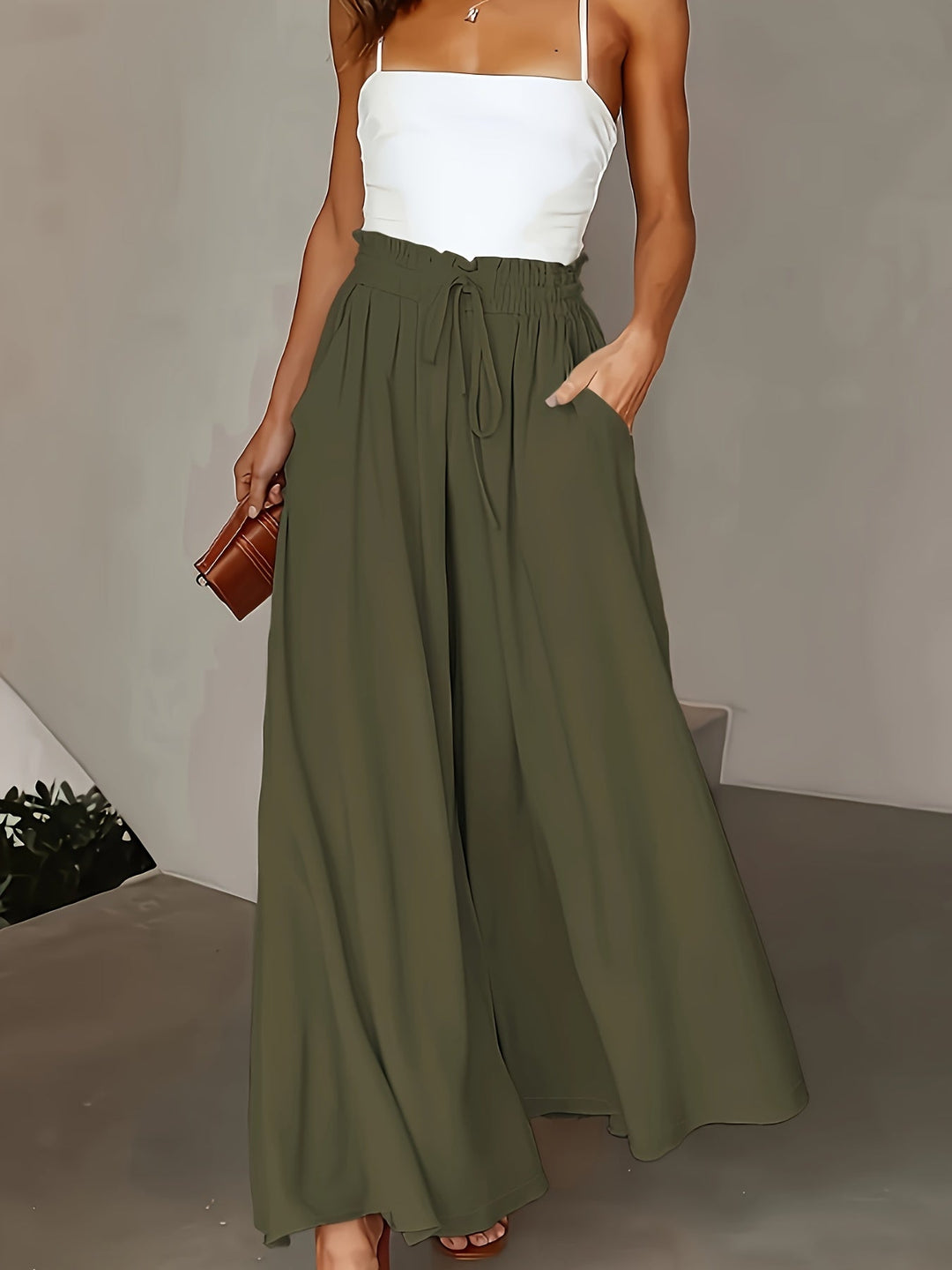 Morgane | Pantalon chic taille haute