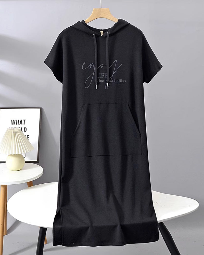 Valentine | Robe sweat à capuche confortable
