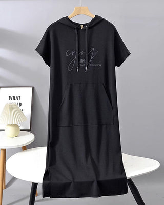 Valentine | Robe sweat à capuche confortable