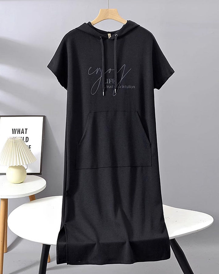 Valentine | Robe sweat à capuche confortable