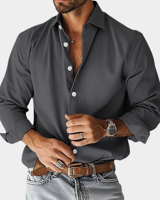 Maxime | Chemise boutonnée étirement coupe slim