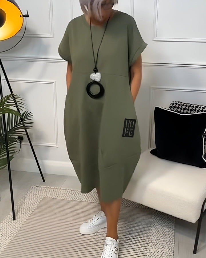 Bénédicte | Robe confortable à capuche