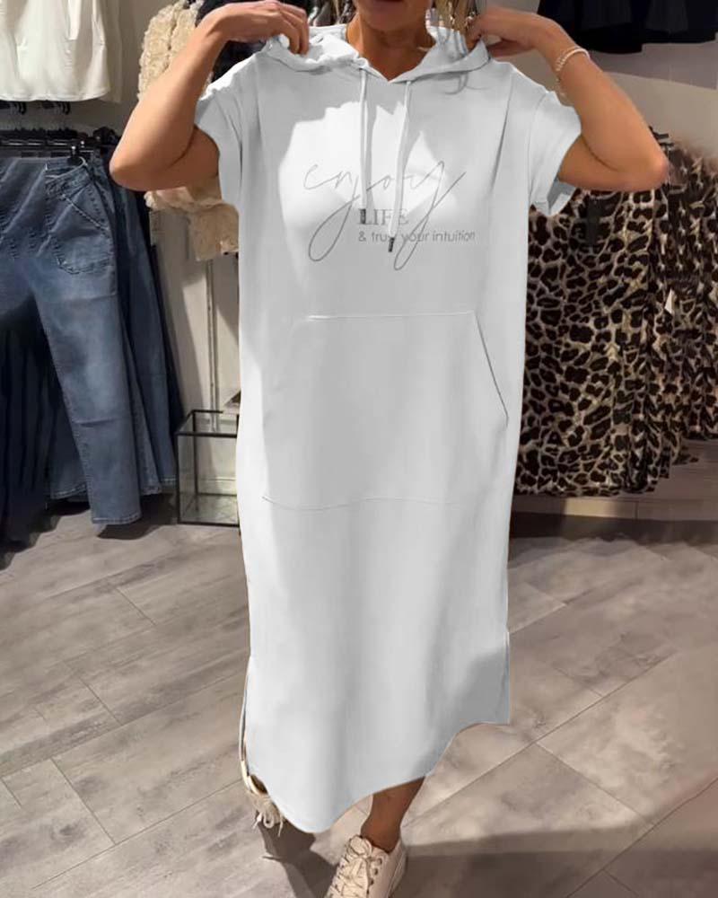 Valentine | Robe sweat à capuche confortable