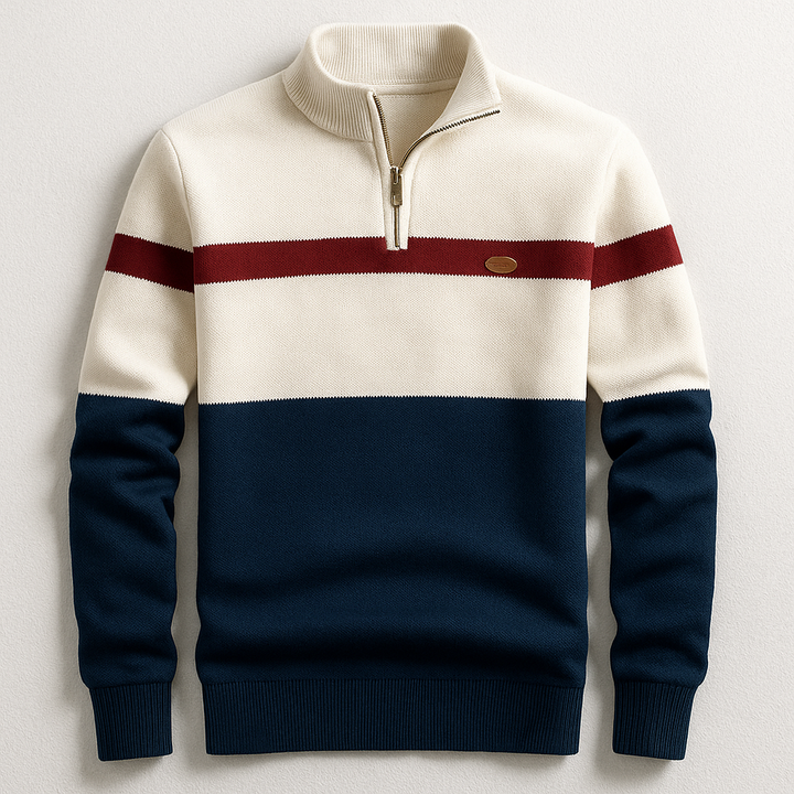 Quentin | Pull zippé au col