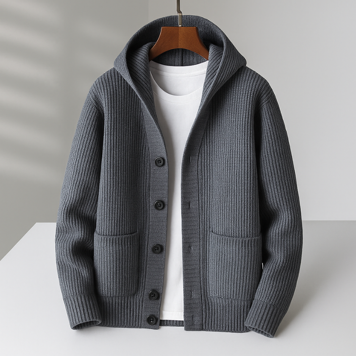 Julien | Cardigan à capuche
