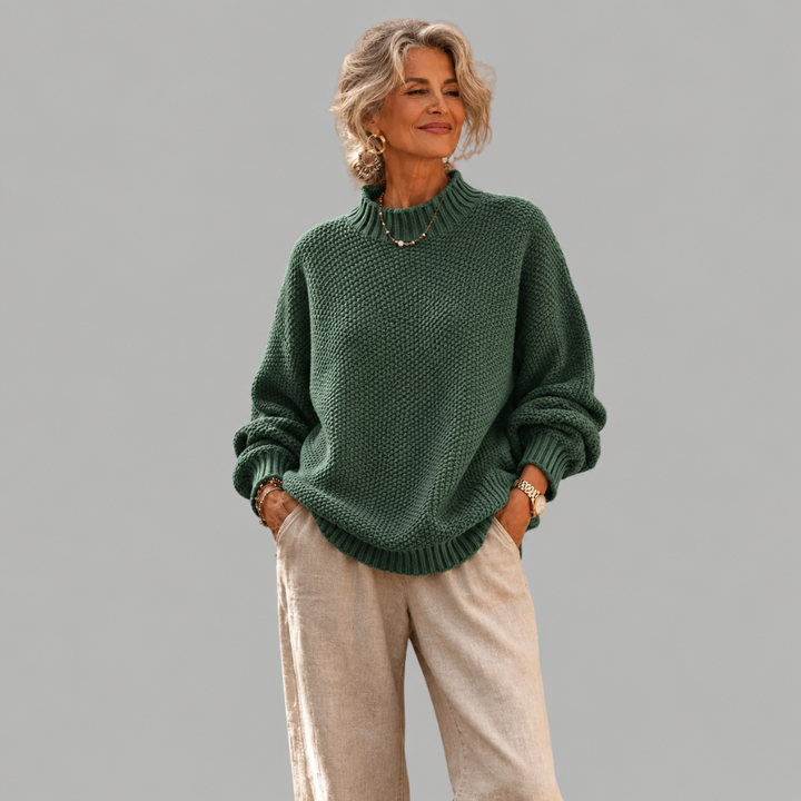Muriel | Pull ample en maille texturée