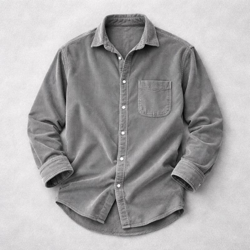 Maxence | Chemise classique en velours côtelé