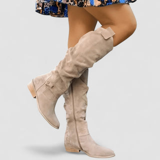 Bérénice | Bottes hautes en daim