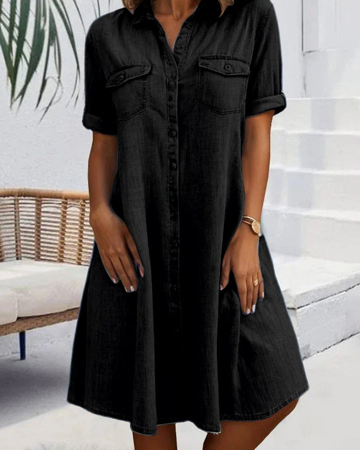 Yasmine | Robe-chemise en jean