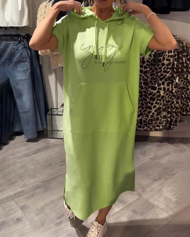 Valentine | Robe sweat à capuche confortable