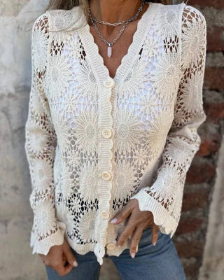 Sandrine | Gilet élégant en crochet