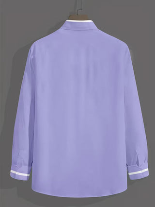 Gaston | Chemise grand-père à contrastes