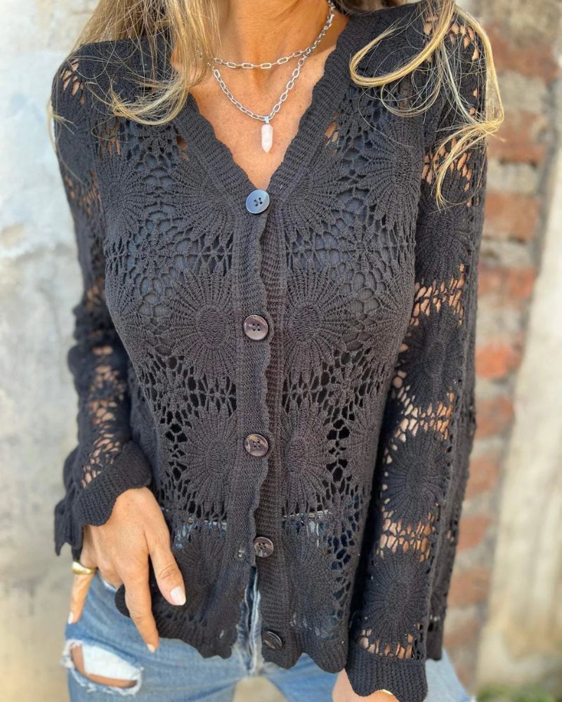 Sandrine | Gilet élégant en crochet