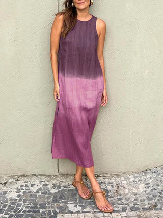 Édith | Robe élégante à motif naturel