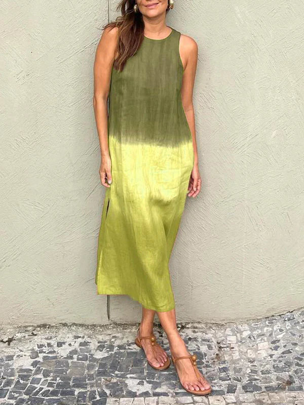 Édith | Robe élégante à motif naturel